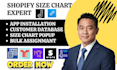 setup size chart kiwi goodchart  retailed jotly mp  smart pify csc tablepress
