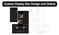 do box packaging and dieline design with physical testing