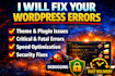 fix wordpress bugs, errors, and issues professionally