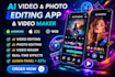 develop advanced ai camera app cctv app ai video maker app ai video editing app