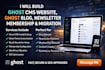 build ghost cms website, ghost blog, newsletter, membership and migration