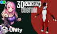 create a custom 3d avatar model for vrchat, vtuber, or game