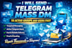 send telegram mass direct messages to targeted users