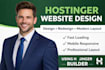 design or redesign a hostinger website using hostinger builder