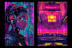 create t shirt illustration cyberpunk style