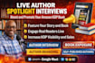 engage you with audience live author spotlight interviews boost amazon KDP book
