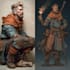 draw fnatasy character and dnd character illusration