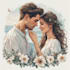 draw couple portrait illustration