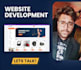 do custom website development business website, full stack web developer