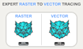 vectorize, redraw, or recreate any logo professionally