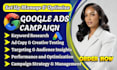 setup and manage your google ads adwords campaigns or audit sem