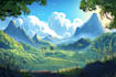 draw background art for you