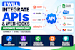 integrate apis webhooks zapier make and automate business workflows