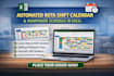 create automated rota shift calendar, manpower schedule in excel sheets
