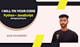 fix bugs in your python or java script code