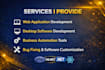develop custom software, web and desktop applications
