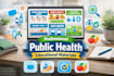 create professional public health and hygiene training materials