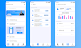 design modern mobile app UI UX in figma