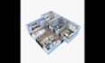 create a furnished 3d floor plan rendering from your 2d plan