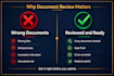 review your visa documents and prevent rejection