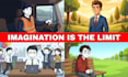 create minimal 2d cartoon animation explainer video