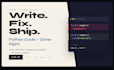 write or debug your python code