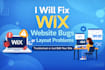 fix wix website bugs or layout problems troubleshoot or just edit your site