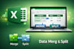 combine merge split excel data sheets files professionally
