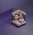 design a stunning 3d isometric room in blender