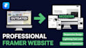 build framer website fix framer website redesign framer website framer developer