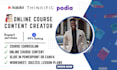 create online course content, curriculum, and learning materials for elearning