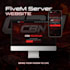 create a professional responsive website for your fivem server