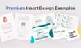 design print ready amazon product insert cards