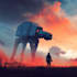 create star wars and sci fi illustration