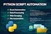 automate tasks using python scripts and automation tools