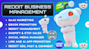 do organic reddit post for ecommerce website app saas crypto product marketing