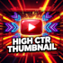 professional youtube thumbnail designer high CTR thumbnails