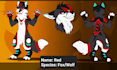 do furry ref sheet fursona character design anthro ref sheet art sona hybrid ref