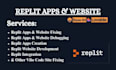 build and fix replit apps replit ai replit website debugging and integration