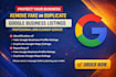 verify and remove fake google profile, delete duplicate gmb listing