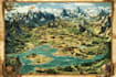make fantasy map illustration for , novels and games