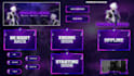 design a professional static twitch stream overlay package