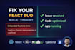 fix critical react and nextjs bugs within 24 hours guaranteed