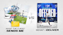 design sports commitment poster, offered, signing day graphics for athletes