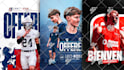 design sports commitment poster, offered and signing day graphics for athletes