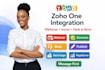 setup zoho webinar, domains, desk, publish, backstage, pagesense, social