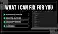 fix your HTML, CSS and javascript bugs quickly