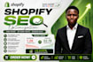audit and optimize your shopify product page and do shopify seo for higher sales