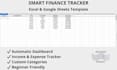 create a personal finance tracker in excel and google sheets