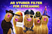 create a custom 3d ar vtuber for lens studio snap camera, lens studio streaming